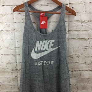 Nike Just Do It Racerback Workout Tank Top #YB6